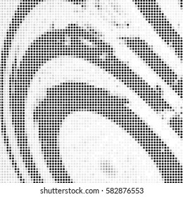 Abstract grunge grid polka dot background pattern. Spotted halftone vector line illustration
