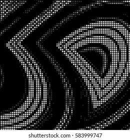 Abstract grunge grid polka dot background pattern. Spotted halftone vector line illustration