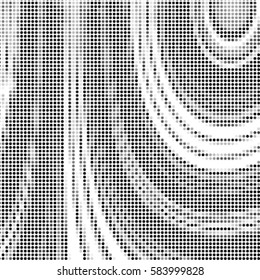 Abstract grunge grid polka dot background pattern. Spotted halftone vector line illustration