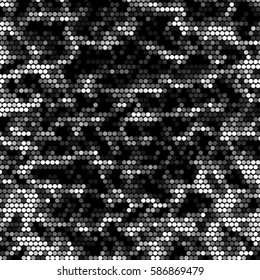 Abstract grunge grid polka dot background pattern. Spotted halftone vector line illustration