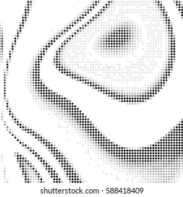 Abstract grunge grid polka dot background pattern. Spotted halftone vector line illustration