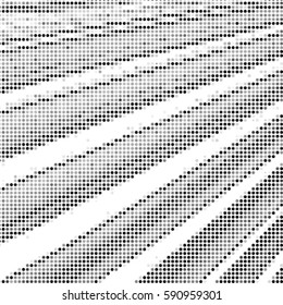 Abstract grunge grid polka dot background pattern. Spotted halftone vector line ray illustration