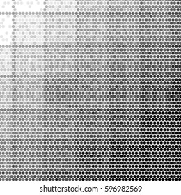 Abstract grunge grid polka dot background pattern. Spotted halftone vector line checkered illustration