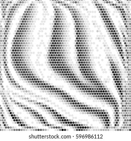 Abstract grunge grid polka dot background pattern. Spotted halftone vector line illustration