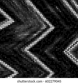 Abstract grunge grid polka dot background pattern. Spotted halftone vector line illustration