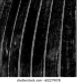 Abstract grunge grid polka dot background pattern. Spotted halftone vector line illustration