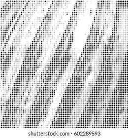 Abstract grunge grid polka dot background pattern. Spotted halftone vector line illustration
