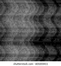 Abstract grunge grid polka dot background pattern. Spotted halftone vector line illustration
