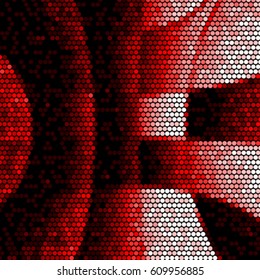 Abstract grunge grid polka dot background pattern. Spotted halftone vector line colorful illustration