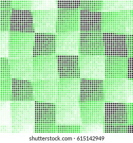Abstract grunge grid polka dot background pattern. Spotted halftone vector line colorful illustration