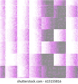 Abstract grunge grid polka dot background pattern. Spotted halftone vector line colorful illustration