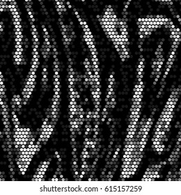 Abstract grunge grid polka dot background pattern. Spotted halftone vector line illustration