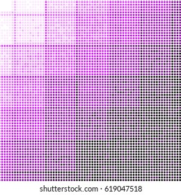 Abstract grunge grid polka dot background pattern. Spotted halftone vector line colorful illustration