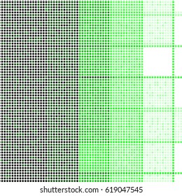 Abstract grunge grid polka dot background pattern. Spotted halftone vector line colorful illustration