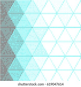 Abstract grunge grid polka dot background pattern. Spotted halftone vector line colorful illustration