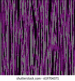 Abstract grunge grid polka dot background pattern. Spotted halftone vector line colorful illustration