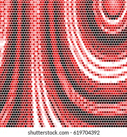 Abstract grunge grid polka dot background pattern. Spotted halftone vector line colorful illustration