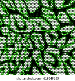 Abstract grunge grid polka dot background pattern. Spotted halftone vector line colorful illustration