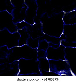 Abstract grunge grid polka dot background pattern. Spotted halftone vector line colorful illustration
