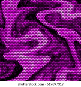 Abstract grunge grid polka dot background pattern. Spotted halftone vector line colorful illustration