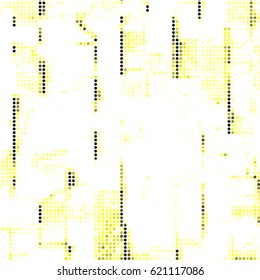 Abstract grunge grid polka dot background pattern. Spotted halftone vector line colorful illustration