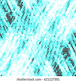 Abstract grunge grid polka dot background pattern. Spotted halftone vector line colorful illustration