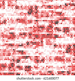Abstract grunge grid polka dot background pattern. Spotted halftone vector line colorful illustration