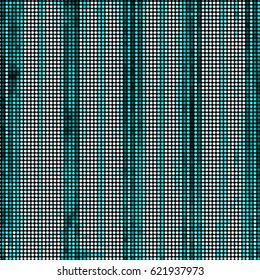 Abstract grunge grid polka dot background pattern. Spotted halftone vector line colorful illustration