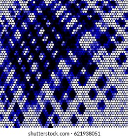 Abstract grunge grid polka dot background pattern. Spotted halftone vector line colorful illustration