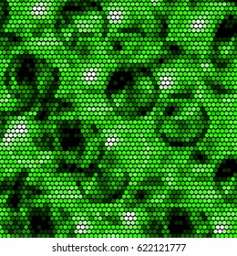 Abstract grunge grid polka dot background pattern. Spotted halftone vector line colorful illustration