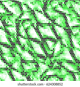 Abstract grunge grid polka dot background pattern. Spotted halftone vector line colorful illustration
