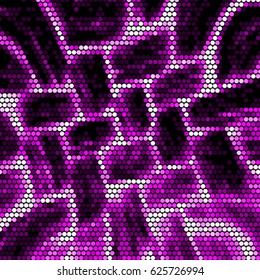 Abstract grunge grid polka dot background pattern. Spotted halftone vector line colorful illustration