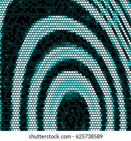 Abstract grunge grid polka dot background pattern. Spotted halftone vector line colorful illustration