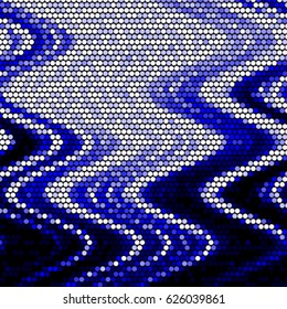Abstract grunge grid polka dot background pattern. Spotted halftone vector line colorful illustration