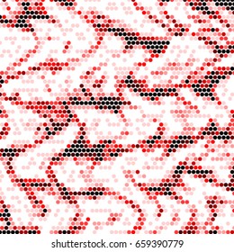 Abstract grunge grid polka dot background pattern. Spotted halftone vector line illustration