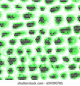 Abstract grunge grid polka dot background pattern. Spotted halftone vector line illustration