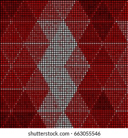 Abstract grunge grid polka dot background pattern. Spotted halftone vector line colorful illustration
