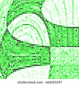 Abstract grunge grid polka dot background pattern. Spotted halftone vector line colorful illustration
