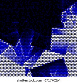 Abstract grunge grid polka dot background pattern. Spotted halftone vector line colorful illustration