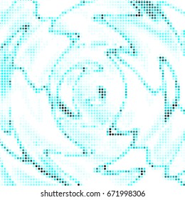 Abstract grunge grid polka dot background pattern. Spotted halftone vector line colorful illustration