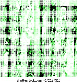 Abstract grunge grid polka dot background pattern. Spotted halftone vector line colorful illustration