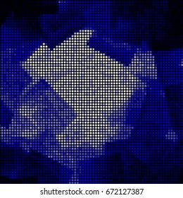 Abstract grunge grid polka dot background pattern. Spotted halftone vector line colorful illustration