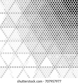 Abstract grunge grid polka dot background pattern. Spotted halftone vector line illustration
