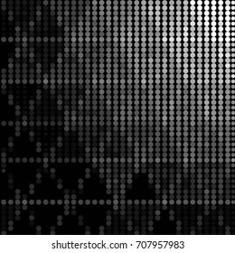 Abstract grunge grid polka dot background pattern. Spotted halftone vector line illustration

