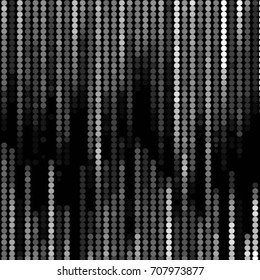 Abstract grunge grid polka dot background pattern. Spotted halftone vector line illustration
