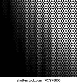 Abstract grunge grid polka dot background pattern. Spotted halftone vector line illustration
