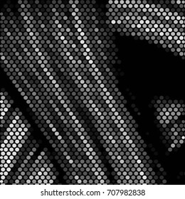 Abstract grunge grid polka dot background pattern. Spotted halftone vector line illustration
