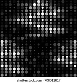 Abstract grunge grid polka dot background pattern. Spotted halftone vector line illustration
