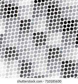 Abstract grunge grid polka dot background pattern. Spotted halftone vector line illustration
