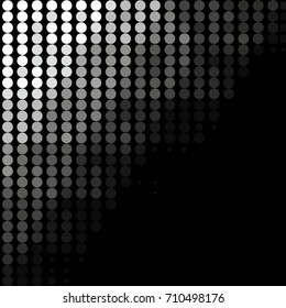 Abstract grunge grid polka dot background pattern. Spotted halftone vector line illustration
